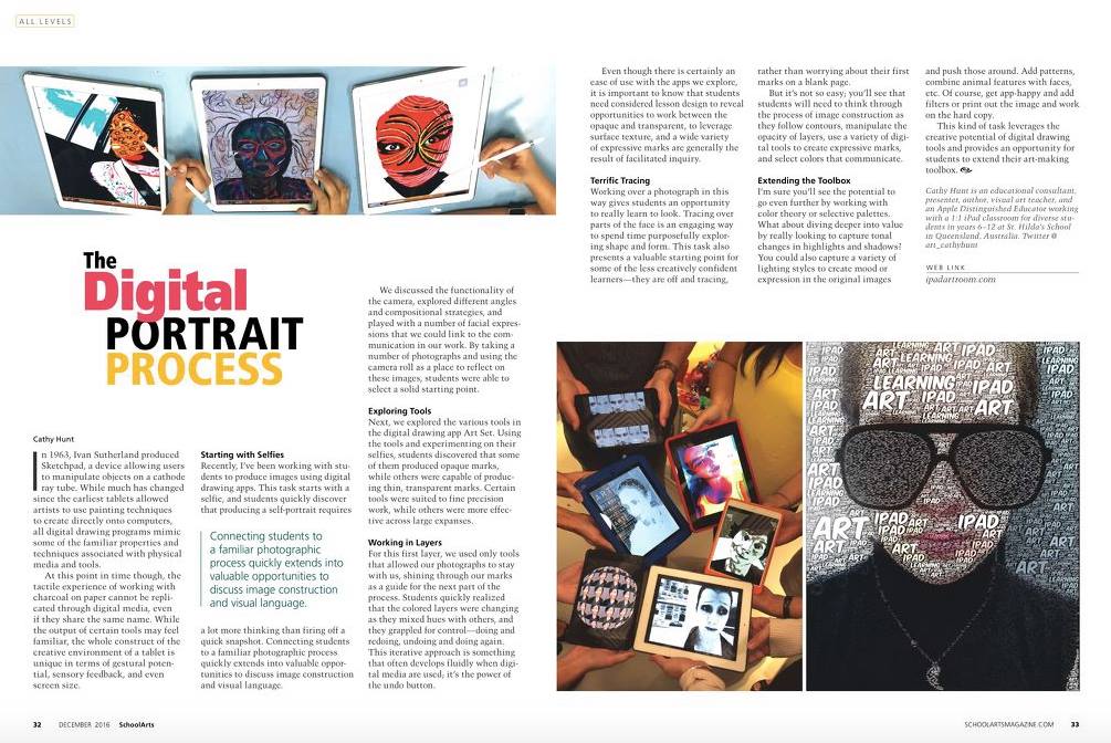 School Arts Article iPads